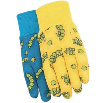 MidWest Glove Kids Caterpillar Jersey Glove Assorted