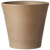 Terra Cotta Clay Planter, Tapered, Chocolate, 12-In.