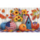 Briarwood Lane American Autumn Patriotic Doormat