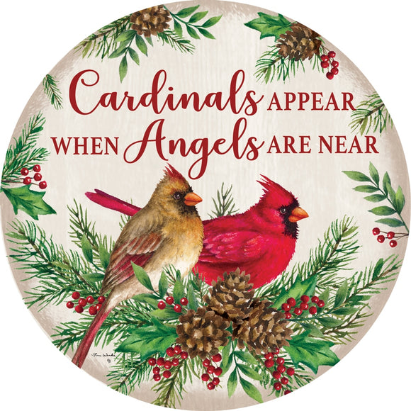 Custom Decor Cardinals & Angels-Stepping Stone